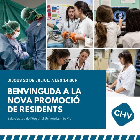 Benvinguda a la nova promoció de residents