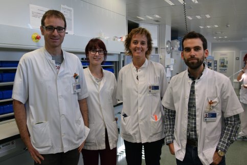 Una representació dels serveis de Farmàcia i Geriatria